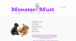 Desktop Screenshot of monstermutt.com